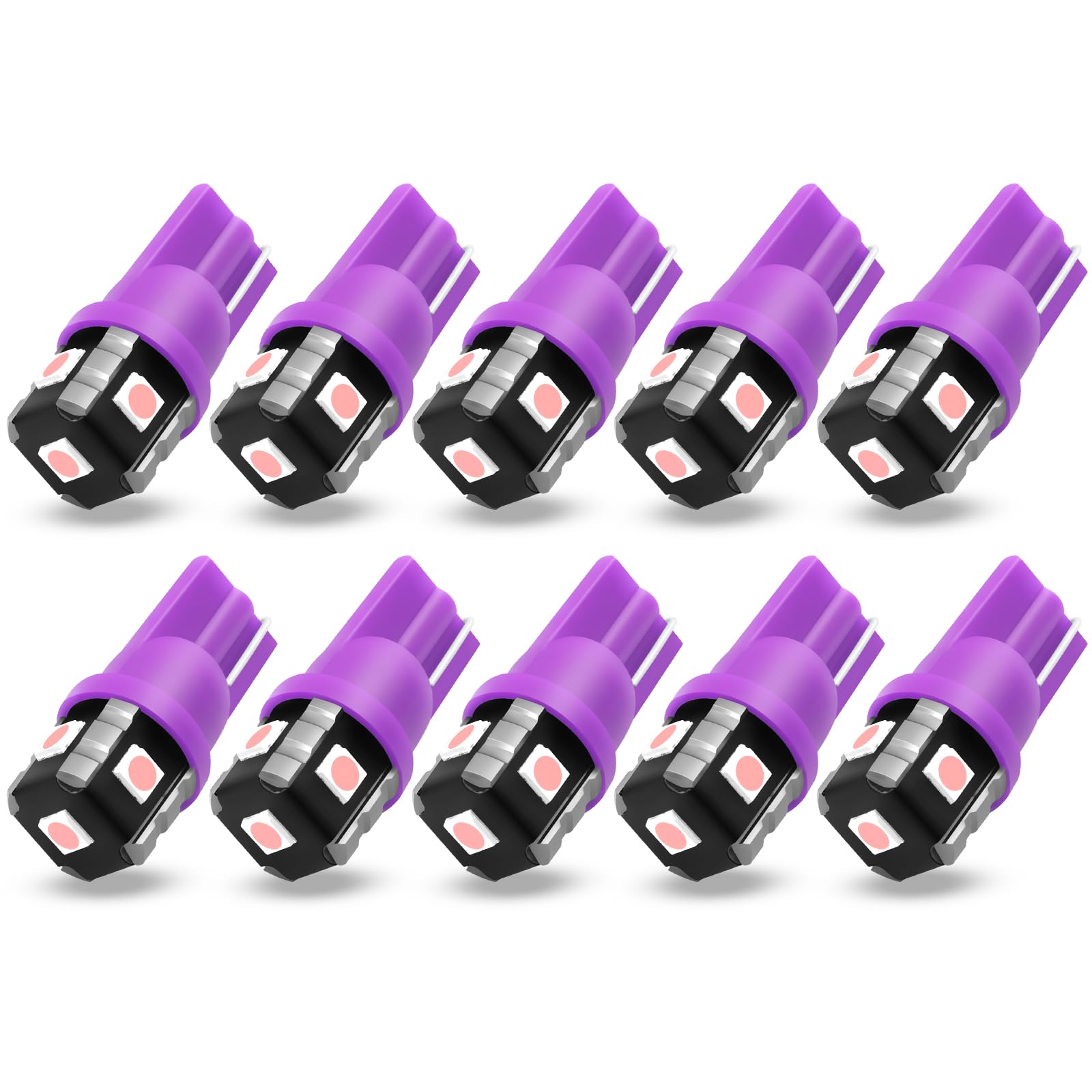 Amazon.com: PHINLION 194 LED Light Bulb Purple, 168 T10 Car